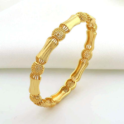 Copper Plating 18K Gold Ladies' Bracelet Temperament Entry Lux Hollow Small Waist Dubai Bridal Wedding Jewelry