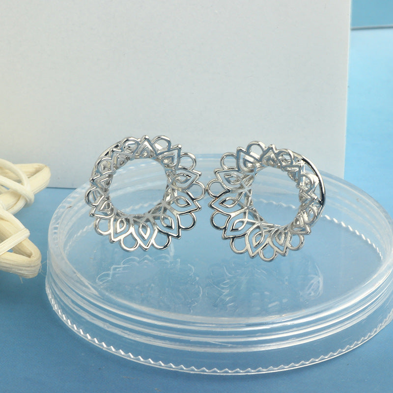 1 Pair Hip-Hop Geometric Plating 304 Stainless Steel Ear extender