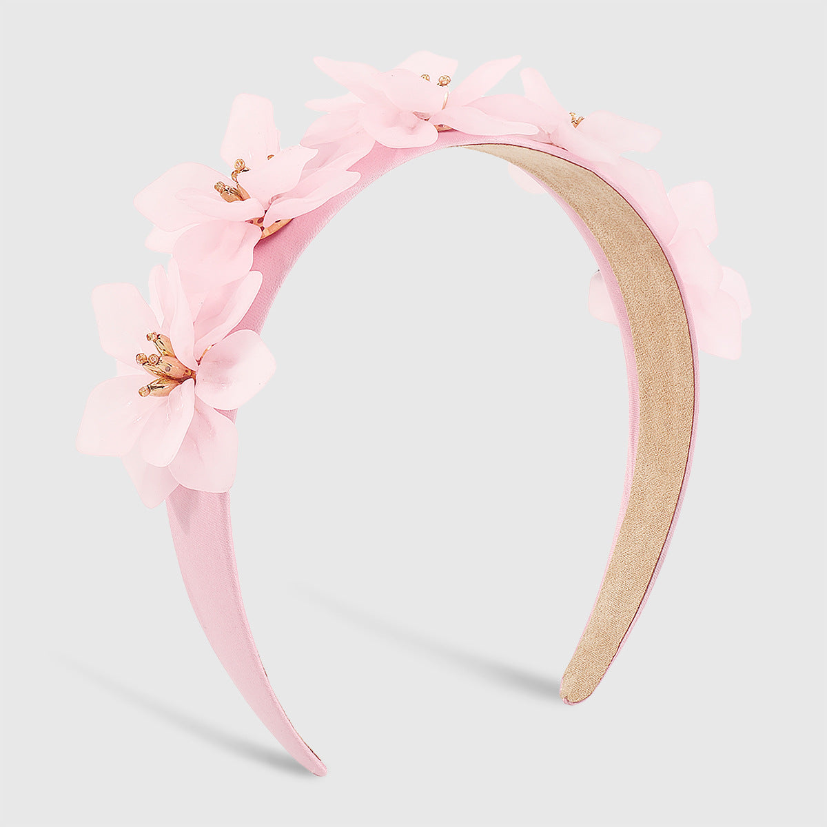 f5594 europe and america cross border fashion design three-dimensional resin flower headband temperament artificial flower headband hair accessories female