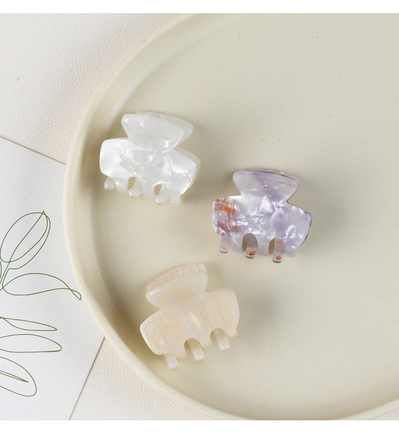 Women's Simple Style Marble Plastic Hair Claws