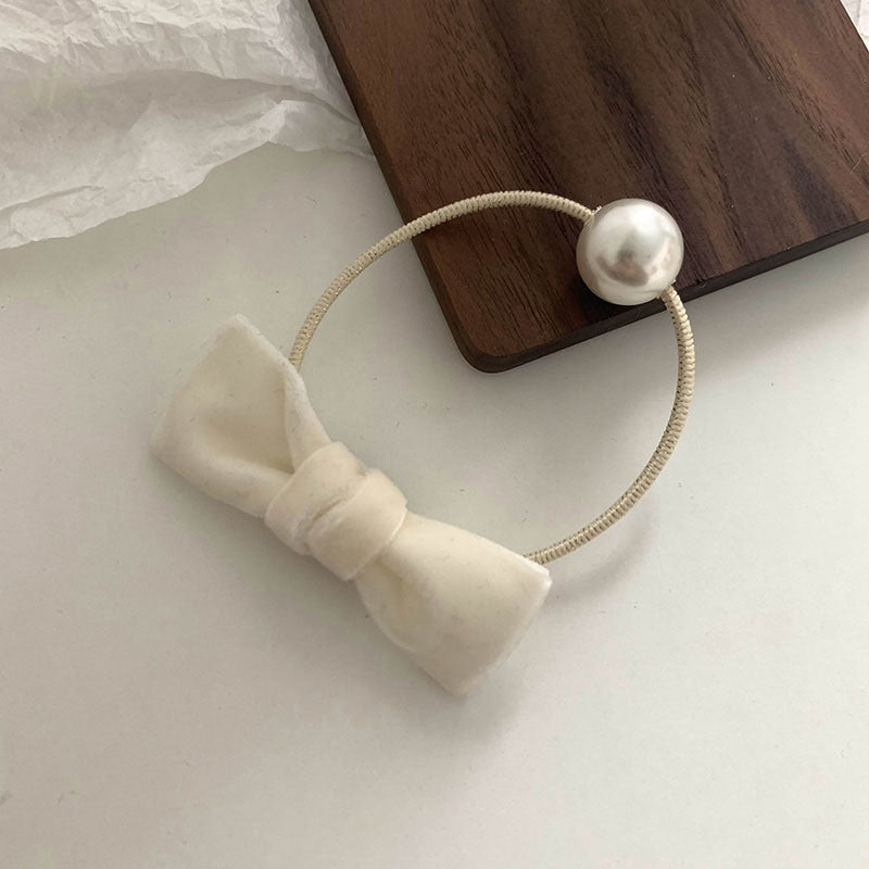 Women's Elegant Classic Style Bow Knot Cloth Hair Clip Hair Tie