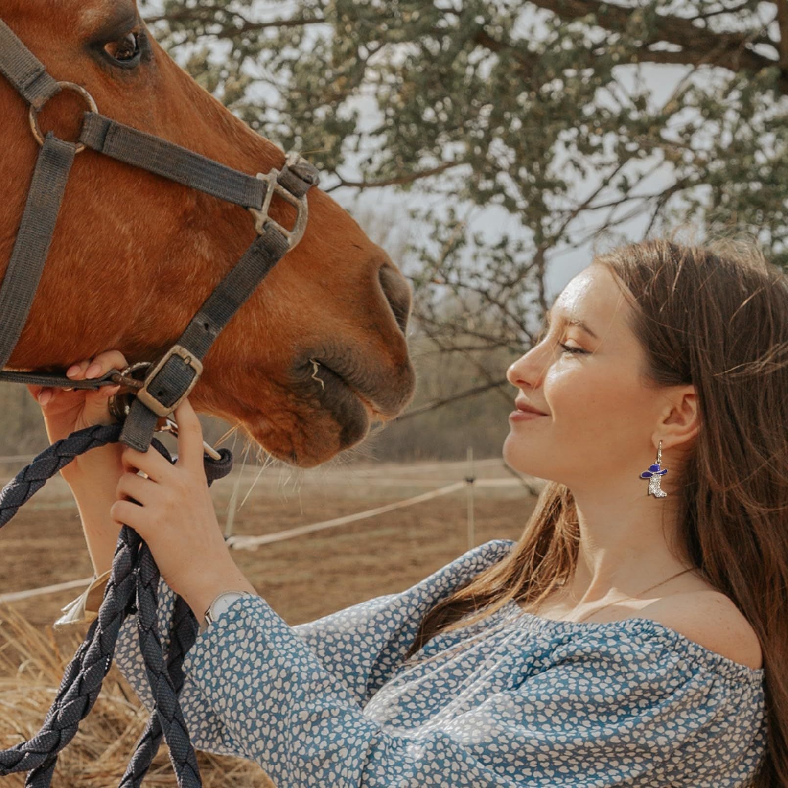 1 Pair Casual Simple Style Streetwear Boots Plating Copper Zircon Drop Earrings