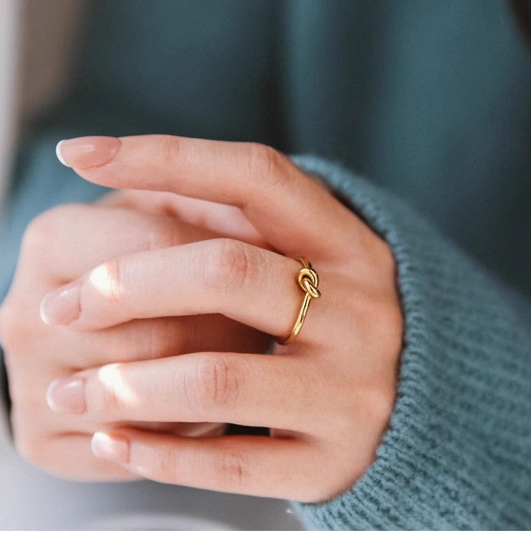 Jewelry Lady Geometric Titanium Steel Rings