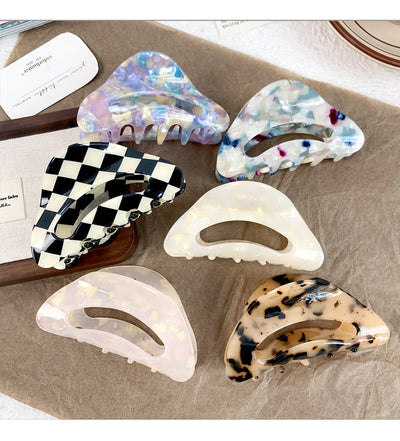 Women's Simple Style Classic Style Color Block Acetic acid sheets Hair Claws