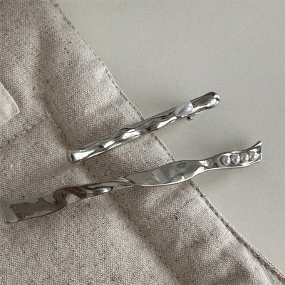 Women's Simple Style Classic Style Solid Color Alloy Inlay Pearl Hair Clip