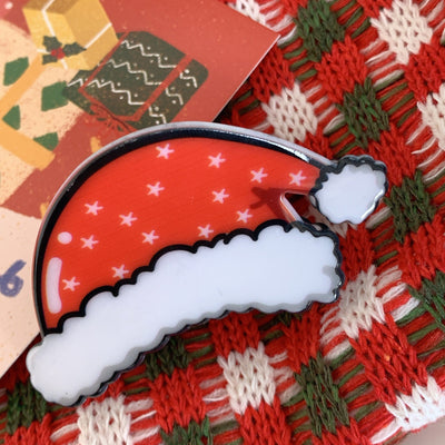 Christmas Cute Women's Christmas Hat Christmas Tree Santa Claus Arylic Hair Claws