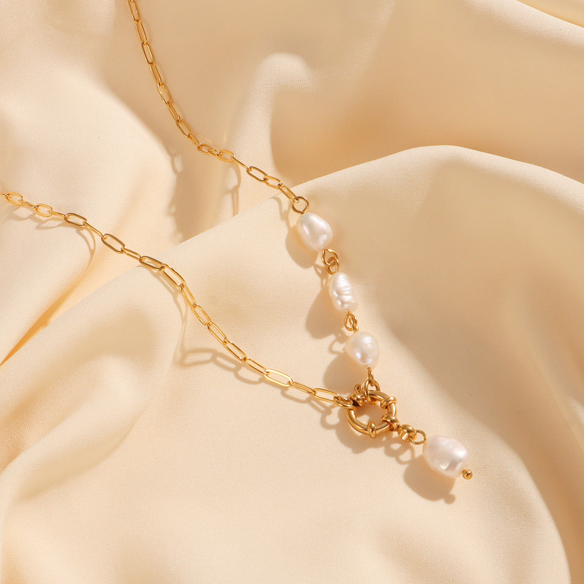 Jewelry Classic Style Geometric 316L Stainless Steel  Plating Pendant Necklace