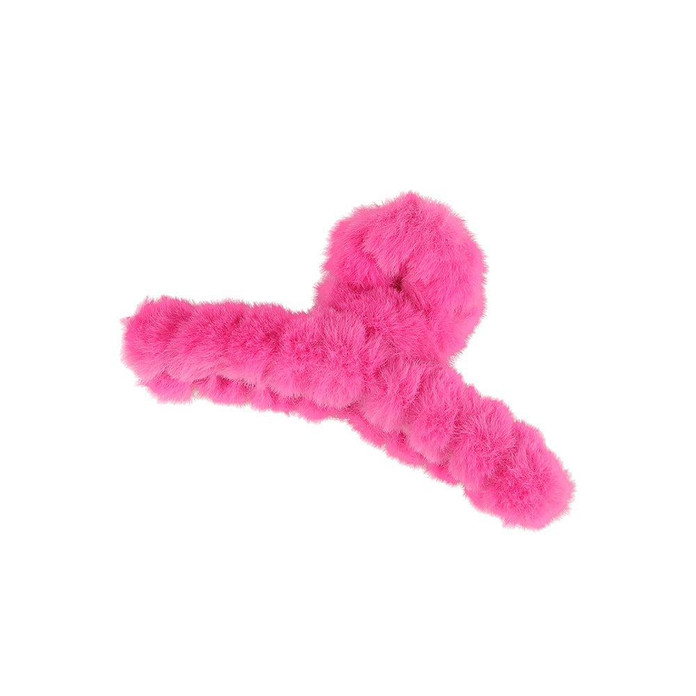 japanese style solid color plastic handmade hair claws 1 piece