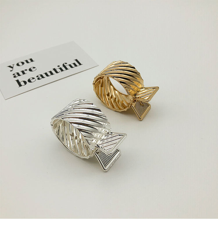 Women's Simple Style Geometric Alloy Plating Hair Clip