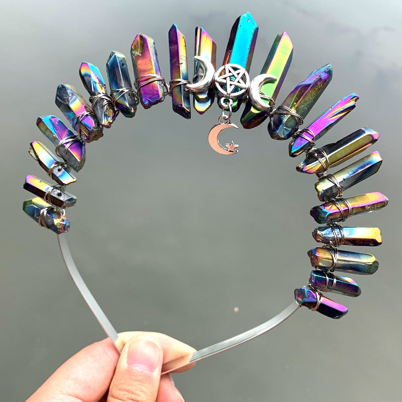Women's Shiny Geometric Crystal Hair Band