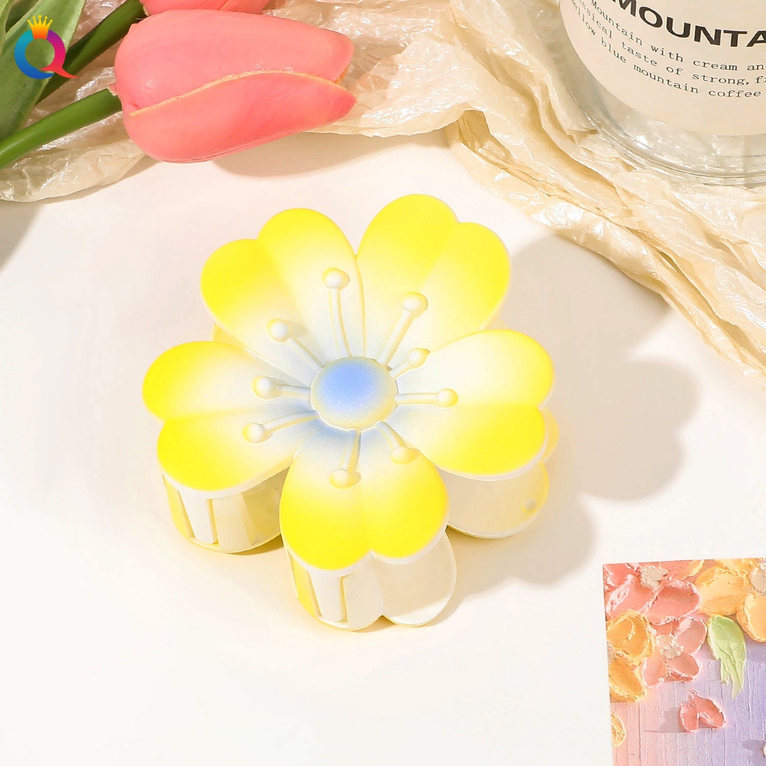 Women's Simple Style Classic Style Flower Plastic Hair Claws