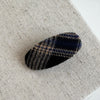 Women's IG Style Korean Style Plaid Cloth Hair Clip