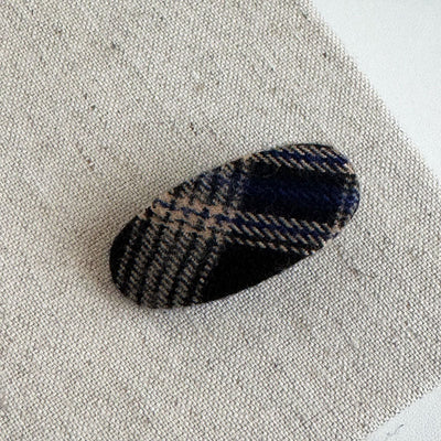 Women's IG Style Korean Style Plaid Cloth Hair Clip