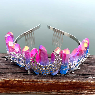 fashion moon crown alloy hollow out crown