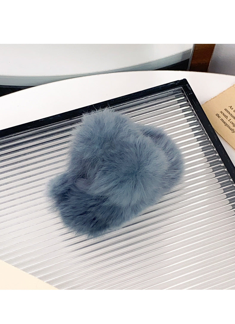 Women's Simple Style Solid Color rabbit fur Hair Claws