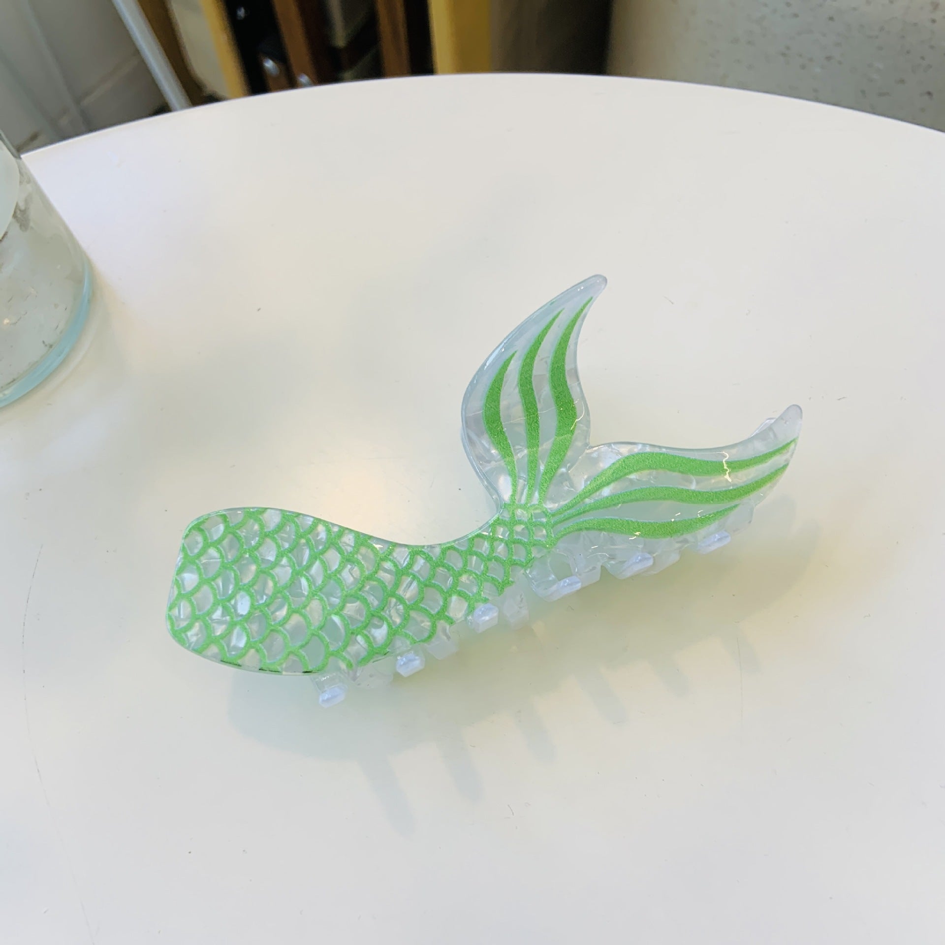 Women's Cartoon Style Mermaid Arylic Acetic acid sheets Hair Claws