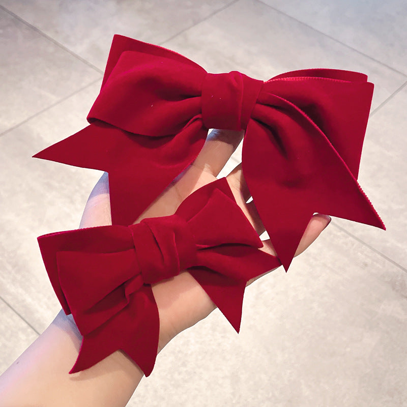 fashion bow knot cloth hair clip