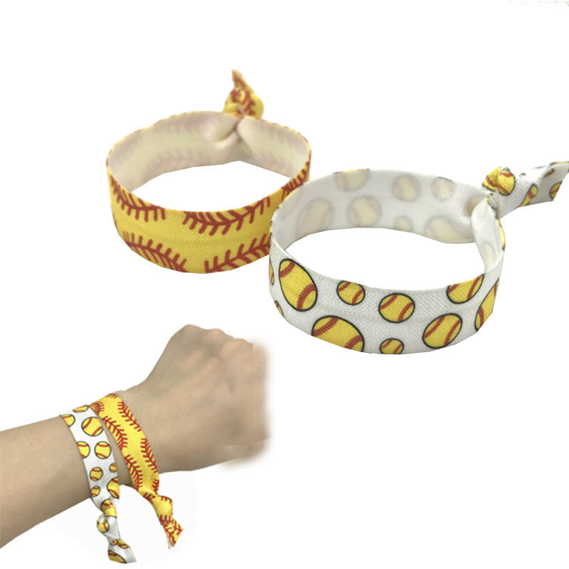 Unisex Simple Style Streetwear Letter Spandex Nylon Hair Tie