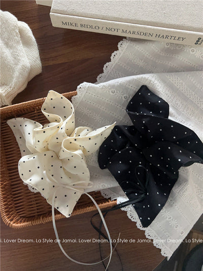 Women's IG Style Korean Style Polka Dots Cloth Hair Tie