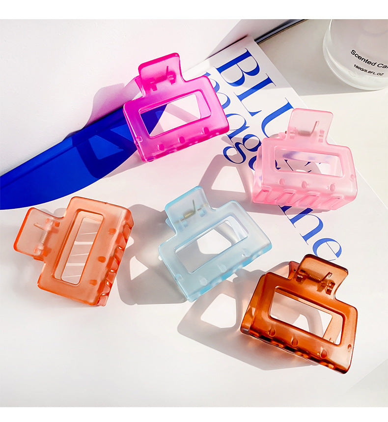 simple style solid color  ps handmade hair claws 1 piece