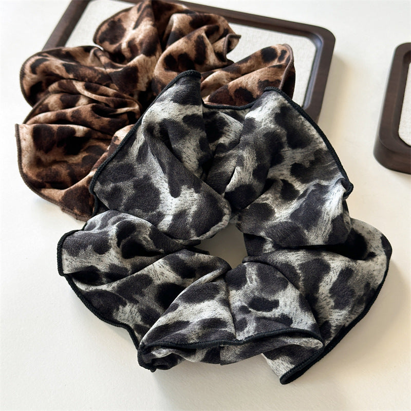 Women's Retro Leopard Cloth Hair Tie