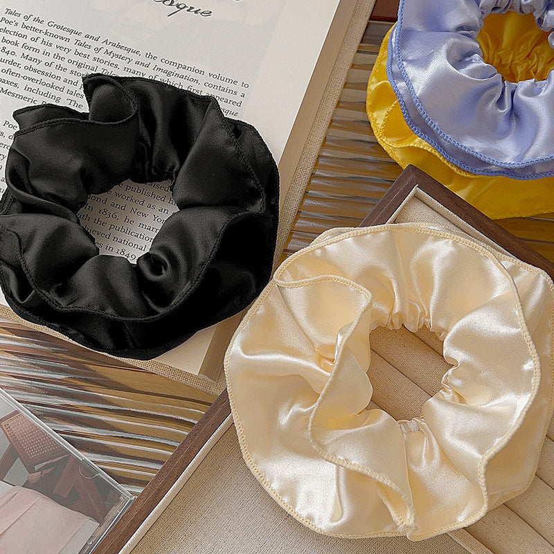 Women's Casual Simple Style Solid Color satin Hair Tie