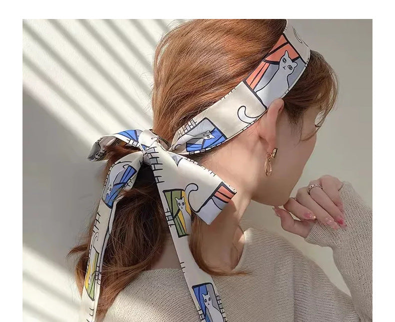 fashion animal flower cloth printing hair band 1 piece