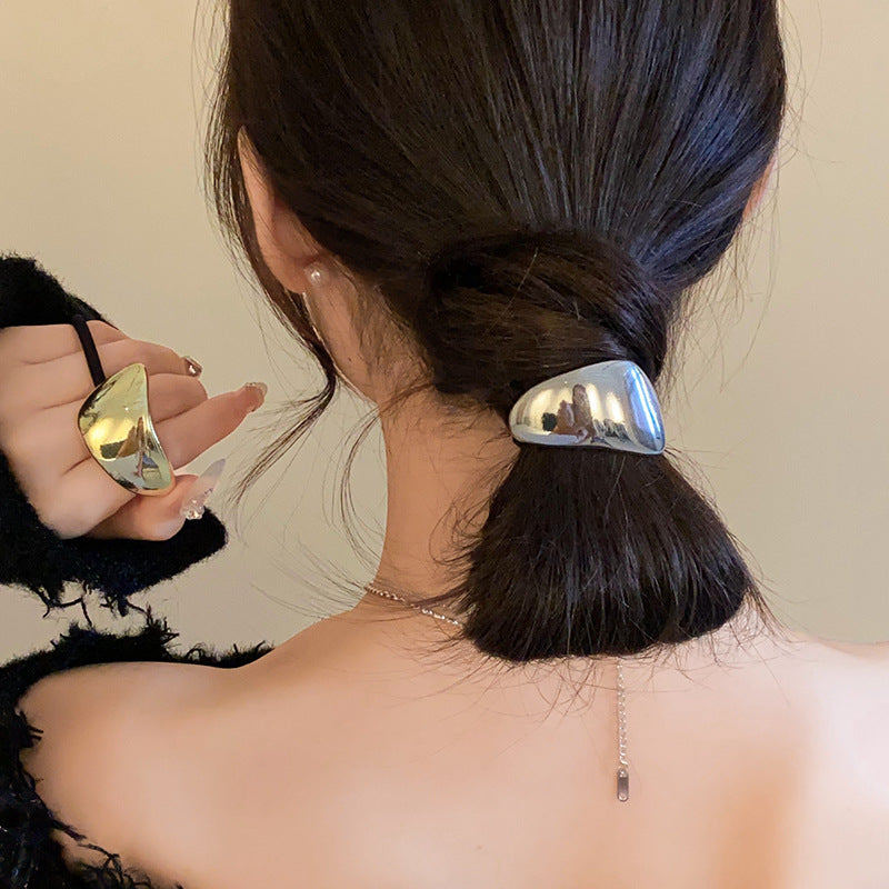 Women's IG Style Simple Style Solid Color Alloy Hair Tie