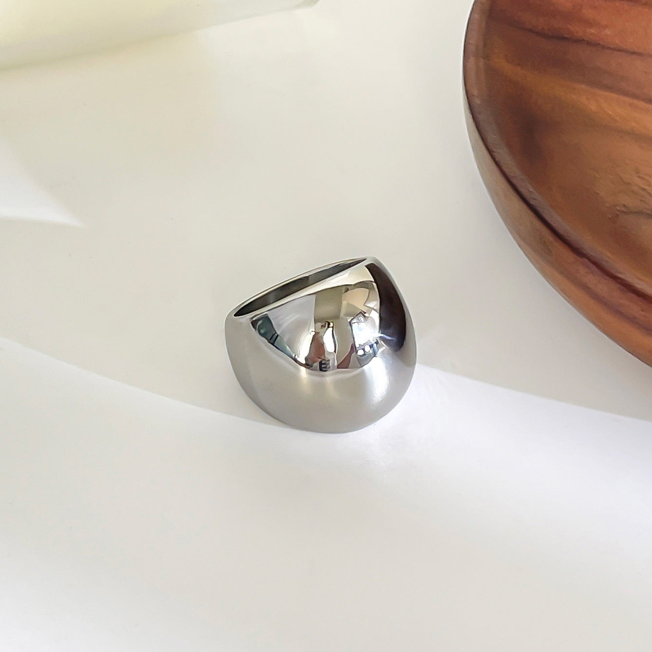 Jewelry Simple Style Streetwear Geometric 316L Stainless Steel  18K Gold Plated Rings