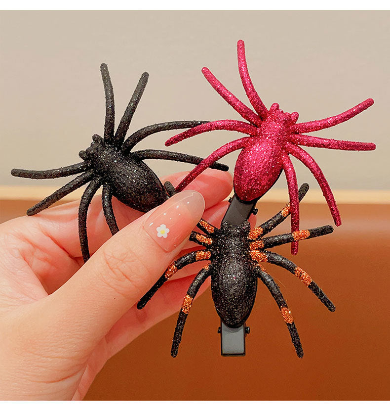 Women's Exaggerated Spider Mixed materials Hair Clip