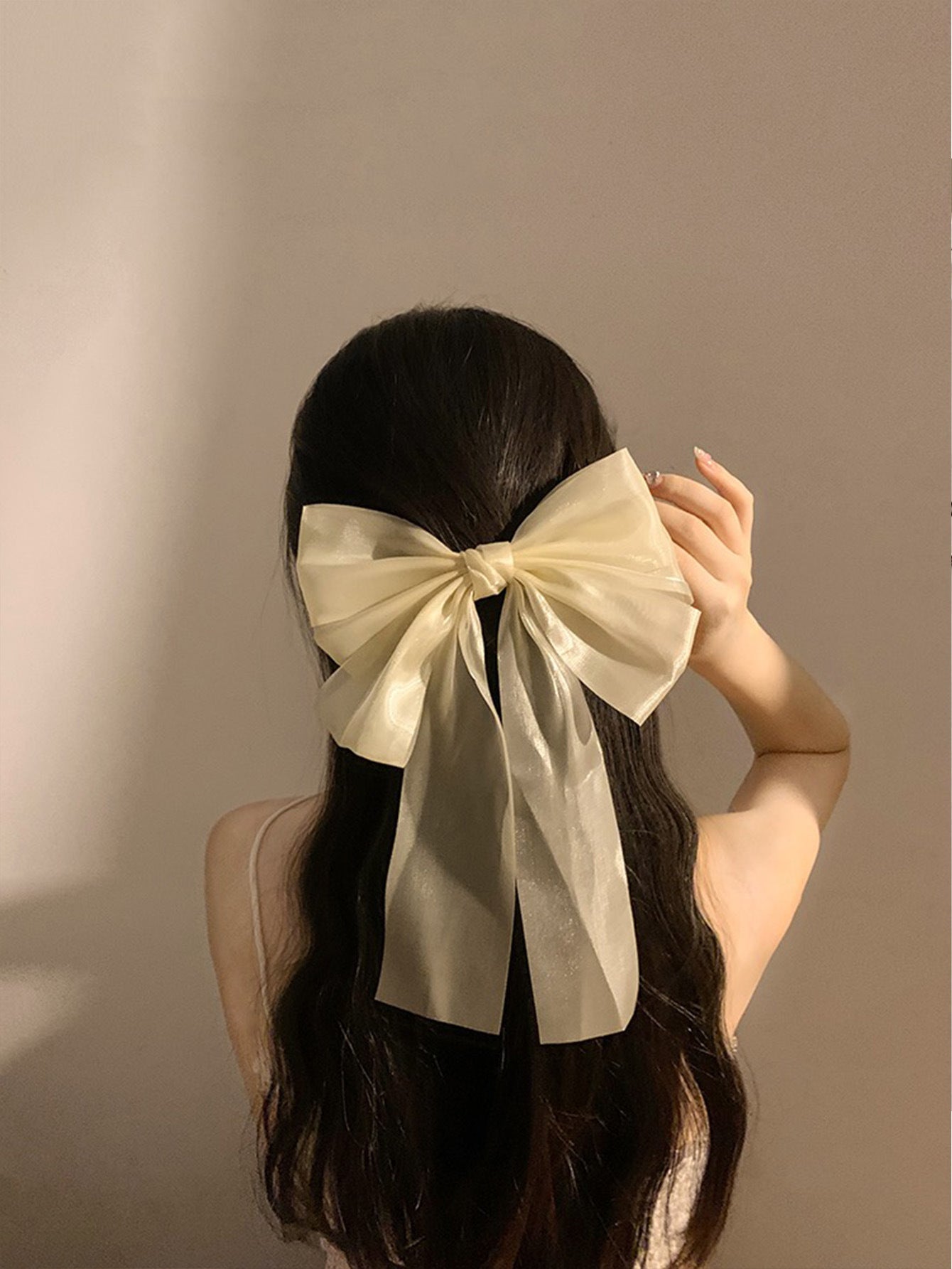 Women's Sweet Bow Knot Gauze Hair Clip
