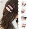 women's simple style geometric alloy plating hair clip