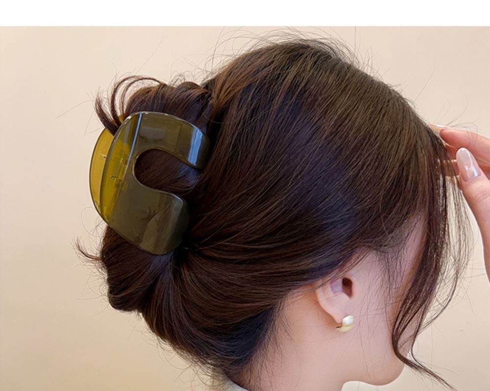 women's ig style geometric plastic stoving varnish hair claws