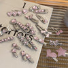 Women's Sweet Star Heart Shape Bow Knot Alloy Hair Clip