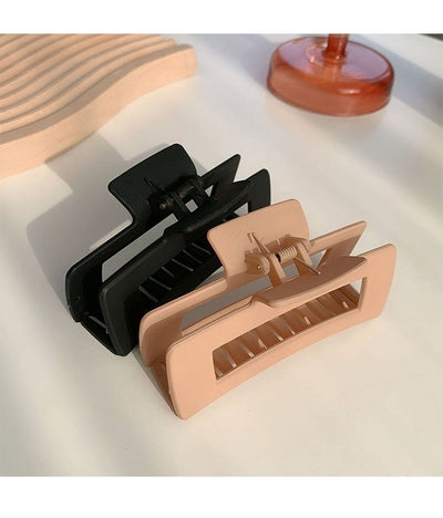 fashion geometric resin stoving varnish hair claws 1 piece