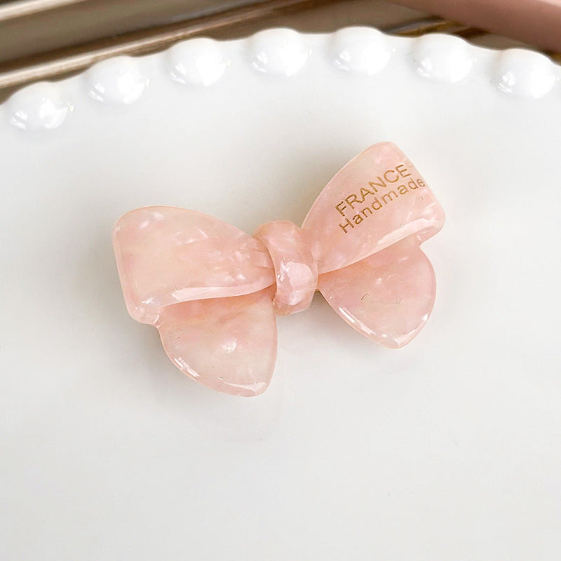 Women's Sweet Simple Style Bow Knot Acetic acid sheets Hair Clip Hair Claws