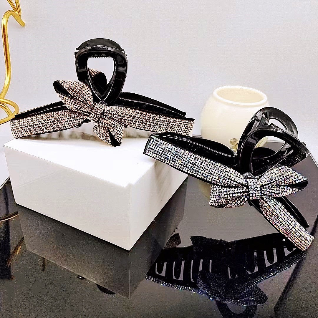 Women's Simple Style Classic Style Color Block Alloy Rhinestone Inlay Rhinestones Hair Claws