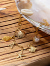 Marine Style Letter Starfish Conch 304 Stainless Steel Bracelets In Bulk