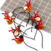 Christmas Cute Antlers Elk PET wool felt Iron