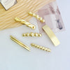 Women's Casual Simple Style Solid Color Alloy Plating Hair Clip