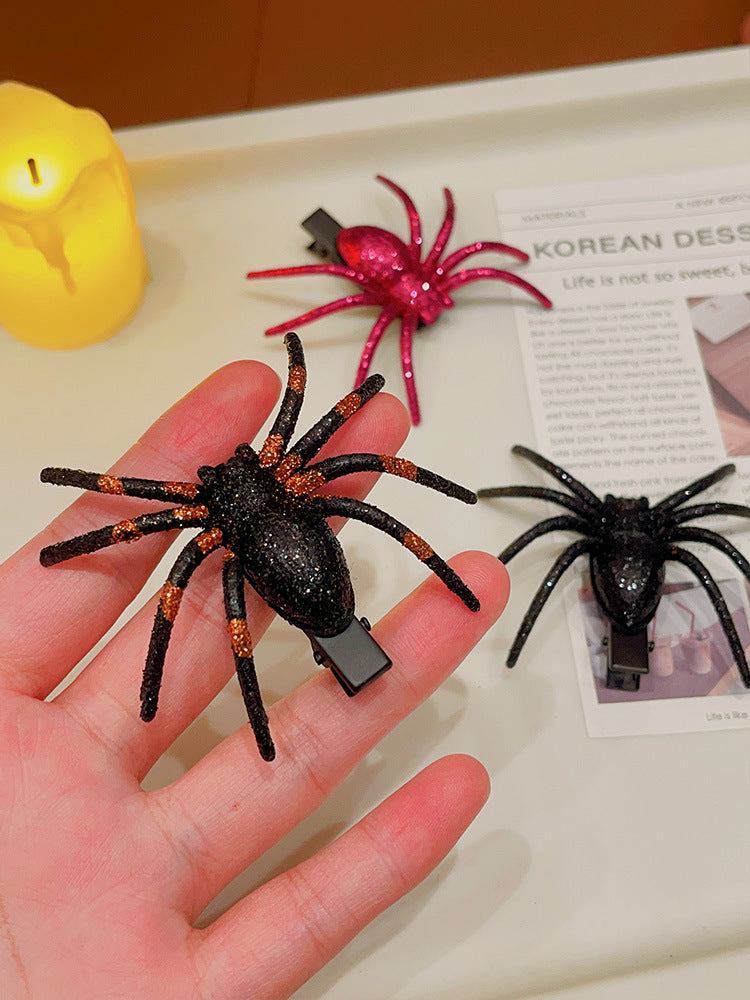 Women's Exaggerated Spider Mixed materials Hair Clip