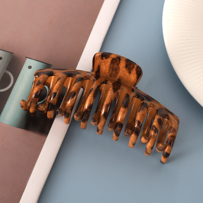 fashion flower plastic handmade hair claws 1 piece