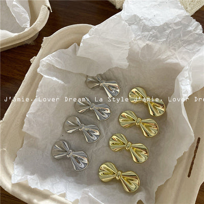 Women's Korean Style IG Style Bow Knot Metal Hair Clip