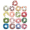 fashion floral fruit printing hair scrunchies