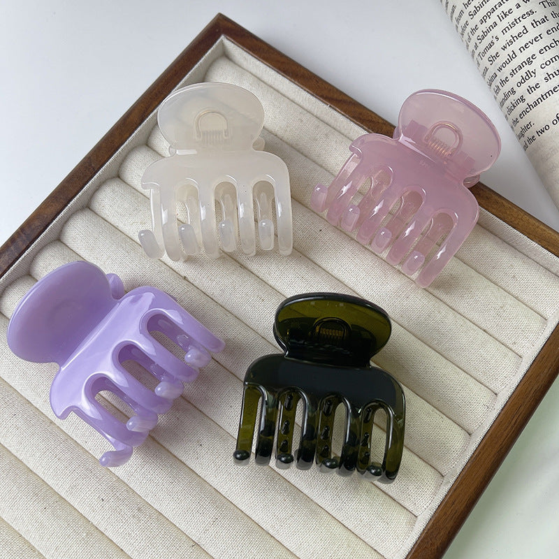 Women's Simple Style Geometric Plastic Resin Handmade Hair Claws