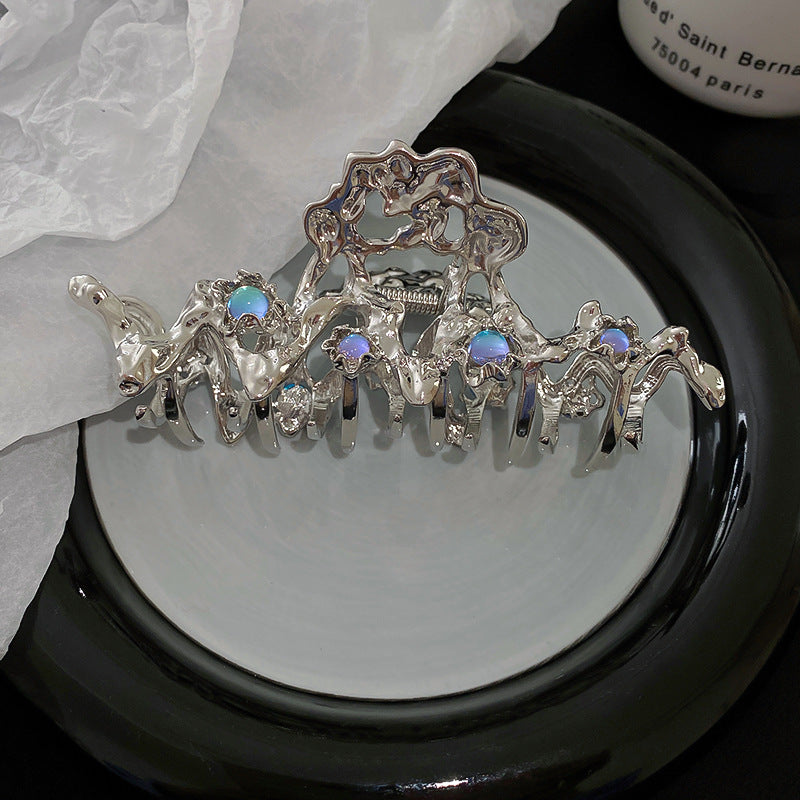 women's simple style irregular alloy hair claws