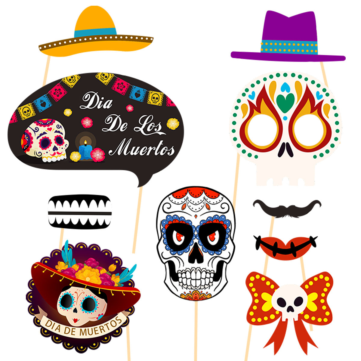 Hip-Hop Retro Color Block Paper