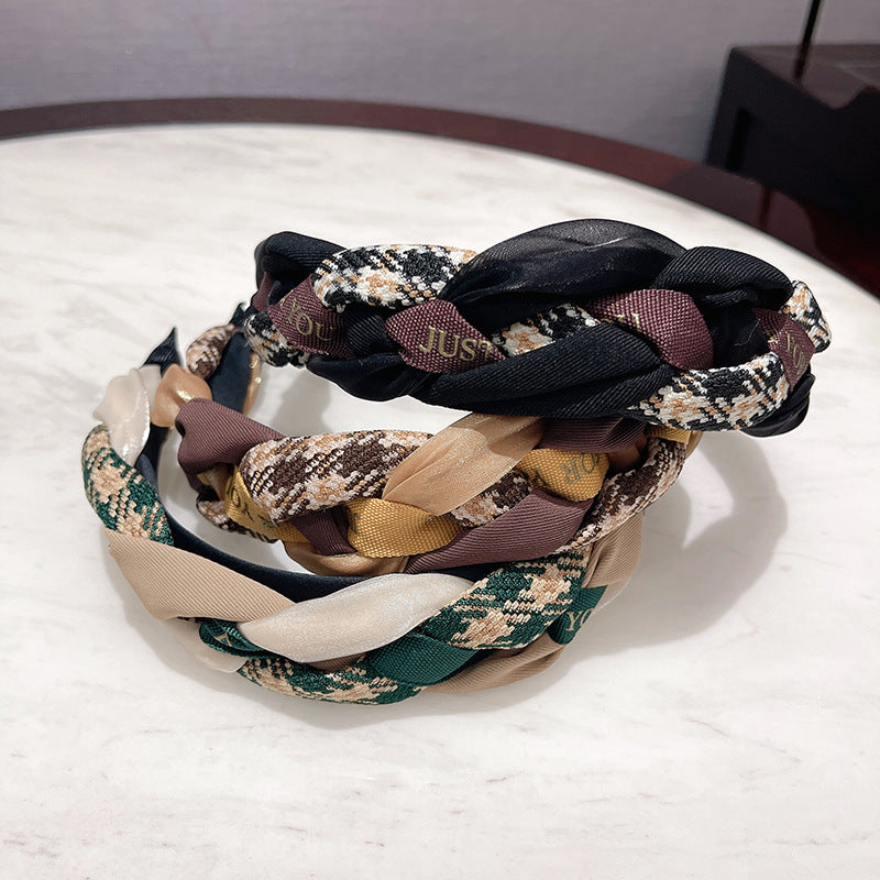 Women's Retro Printing Geometric Cloth Hair Band