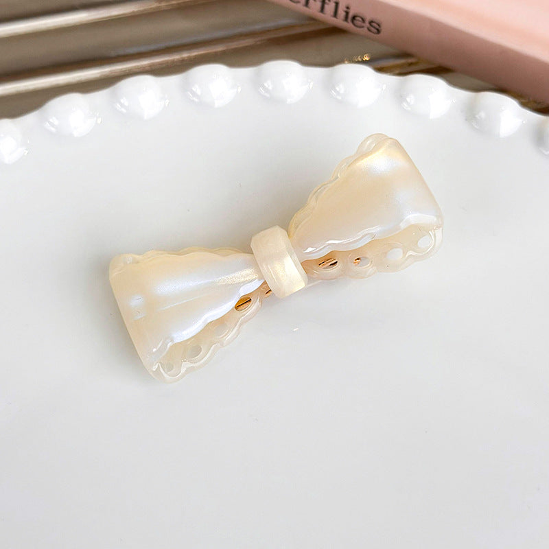 Women's Sweet Simple Style Bow Knot Acetic acid sheets Hair Clip Hair Claws