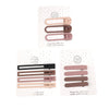 women's simple style geometric alloy plating hair clip